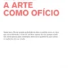 A Arte como Ofício