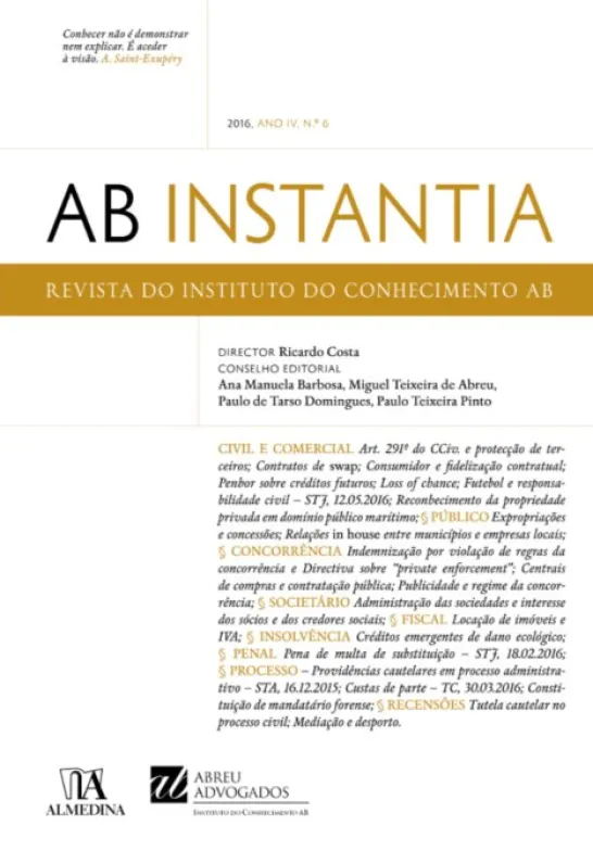 AB Instantia - 2016, Ano IV, n.º 6, Anual