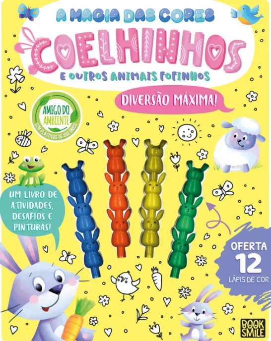 A Magia das Cores - Coelhinhos e outros Animais Fofinhos