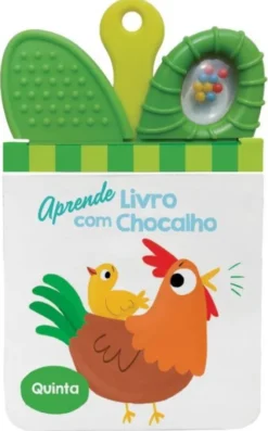 Aprende - Livro Com Chocalho - Galinha-Verde