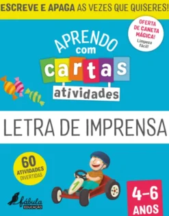 Aprendo com Cartas: Atividades - Letra de Imprensa 4-6 Anos