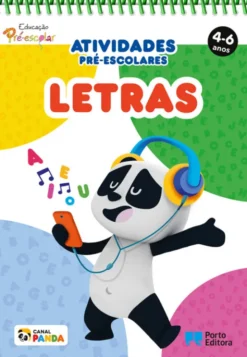 Bloco de Atividades Pré-escolares Panda - Letras