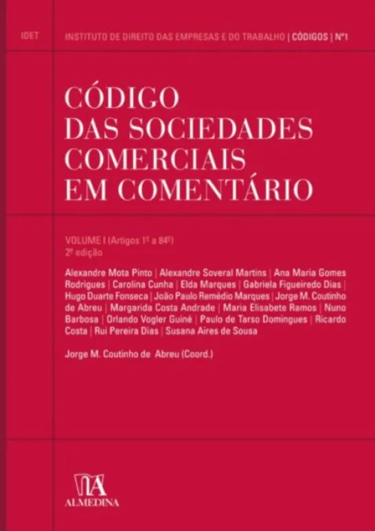 Código das Sociedades Comerciais em Comentário volume I