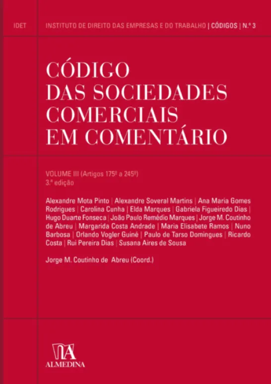Código das Sociedades Comerciais em Comentário - Volume III