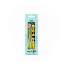 Conjunto de 2 Canetas Apagáveis Bo-Bo Click - Margarida e Abelha