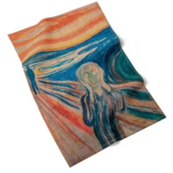 Edvard Munch - Knitted Tea Towel - The Scream - Size EU 40 x 60 cm