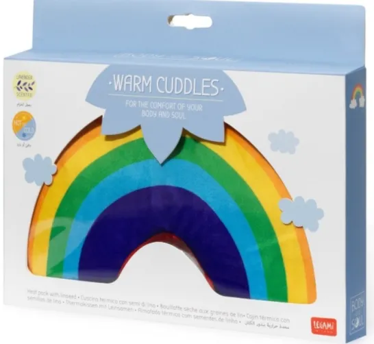 Heat Pack with Linseed - Warm Cuddles - Rainbow