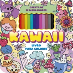 Kawaii - Livro para Colorir