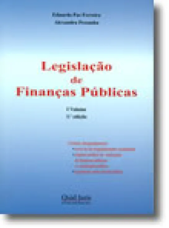 Legislação de Finanças Públicas - I Volume