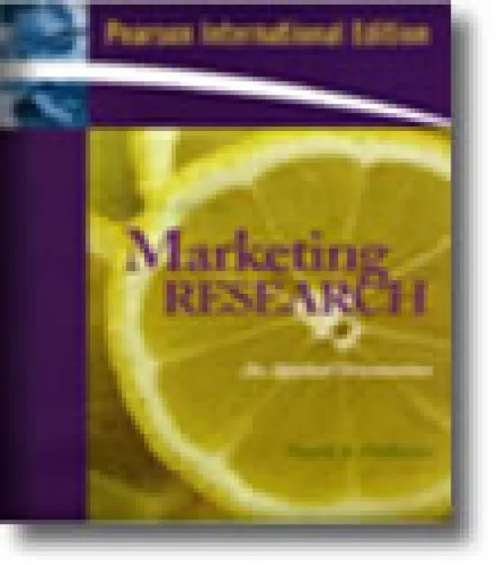 Marketing Research: An Applied Orientation and SPSS 14.0 Student CD