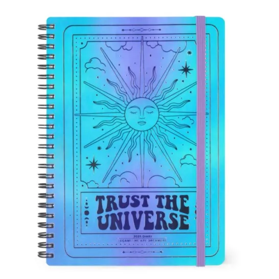 12-MONTH DIARY - 2025 - LARGE WEEKLY SPIRAL BOUND DIARY - TAROT