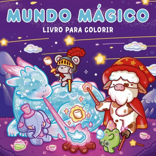 Mundo Mágico - Livro para Colorir