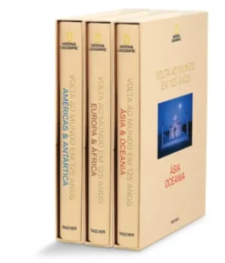 National Geographic. Volta ao Mundo em 125 Anos - 3 Volumes