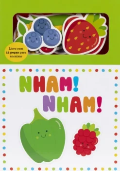 Nham! Nham! - Livro com 12 Peças para Encaixar