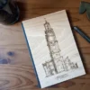Note Book Torre dos Clérigos Preto