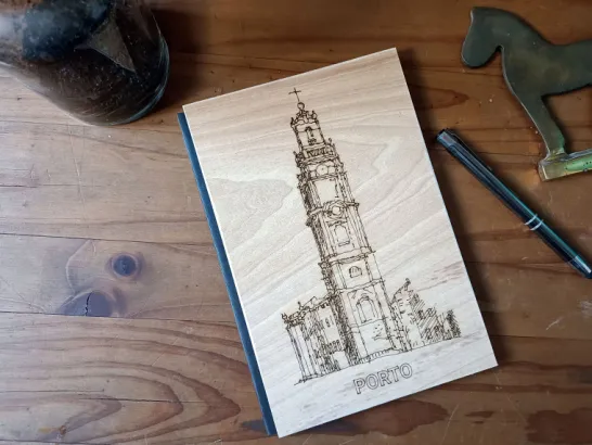 Note Book Torre dos Clérigos Preto