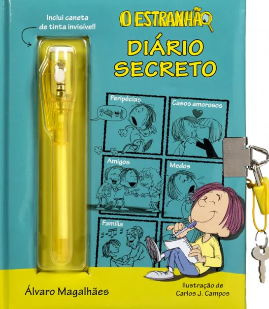 O Estranhão - Diário Secreto - Inclui caneta de tinta invisível!