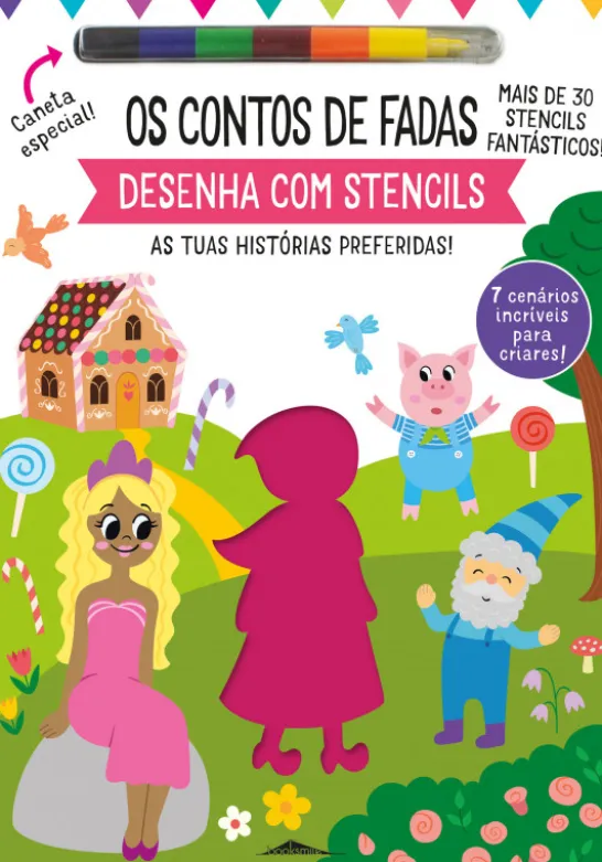 Os Contos de Fadas - Desenha com Stencils