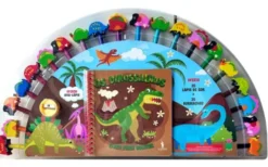 Os Dinossauros - Livro para Colorir com 20 Lápis + 20 Borrachas