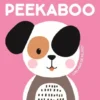 Peekaboo Com Abas de Feltro - Cão - Rosa