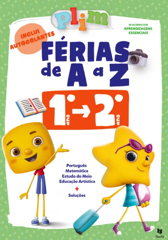 PLIM! Férias de Aa Z - 1.º > 2.º ano 2023