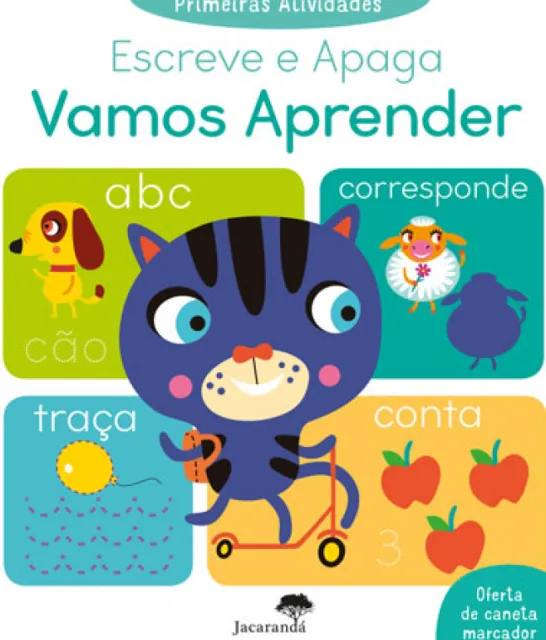 Primeiras Atividades - Escreve e Apaga - Vamos Aprender