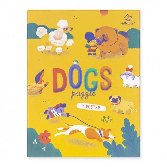 Puzzle Dogs – 54 peças