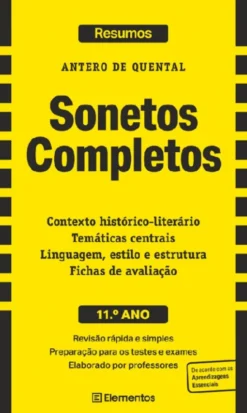 Resumos - Sonetos Completos - Antero de Quental - 11.º Ano