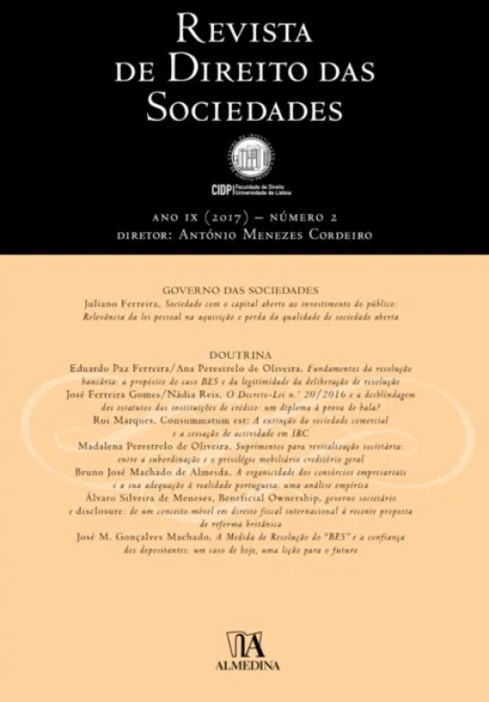 Revista de Direito das Sociedades, Ano IX (2017) - Número 2