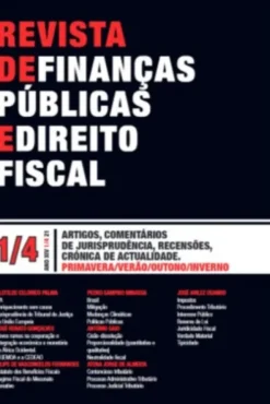Revista de Finanças Públicas e Direito Fiscal Ano XIV n.º 1/4
