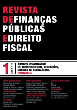 Revista de Finanças Públicas e Direito Fiscal - Ano IX - Número 1 - Primavera