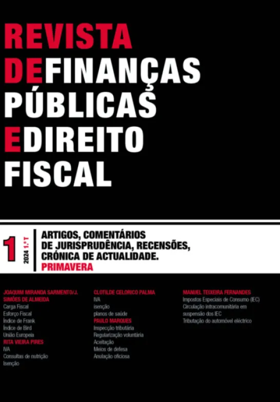 Revista de Finanças Públicas e Direito Fiscal - Ano XV - N.º 1