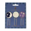 Set of 3 Paperclips - Celestial