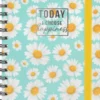 Spiral Notebook Large Daisy
