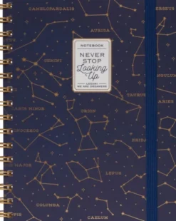 Spiral Notebook Large Stars