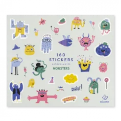 160 Stickers Monsters