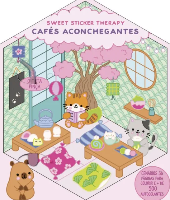 Sweet Sticker Therapy - Cafés Aconchegantes