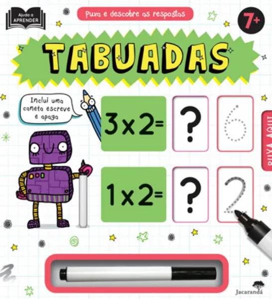 Tabuadas - Puxa e Descobre as Respostas