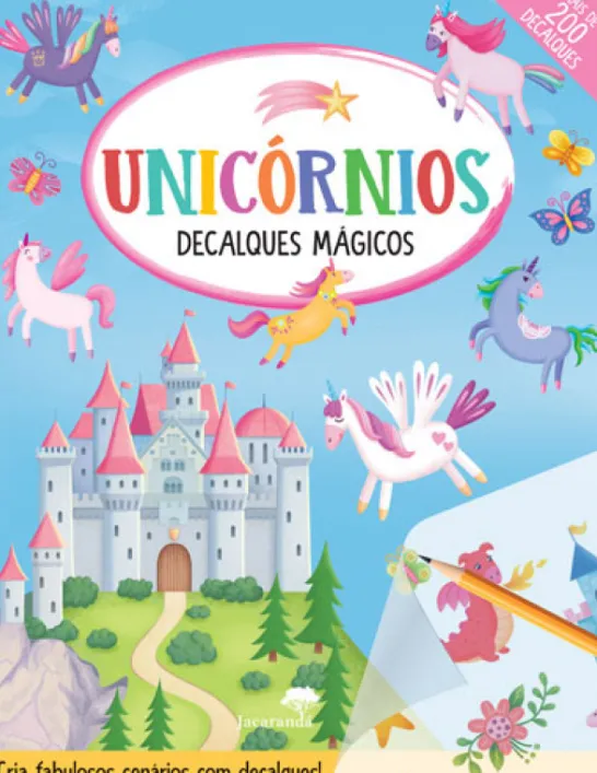Unicórnios - Decalques Mágicos