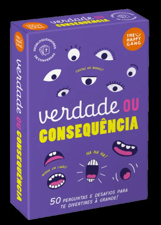 Verdade ou Consequência - 50 Perguntas e Desafios para te Divertires à Grande!