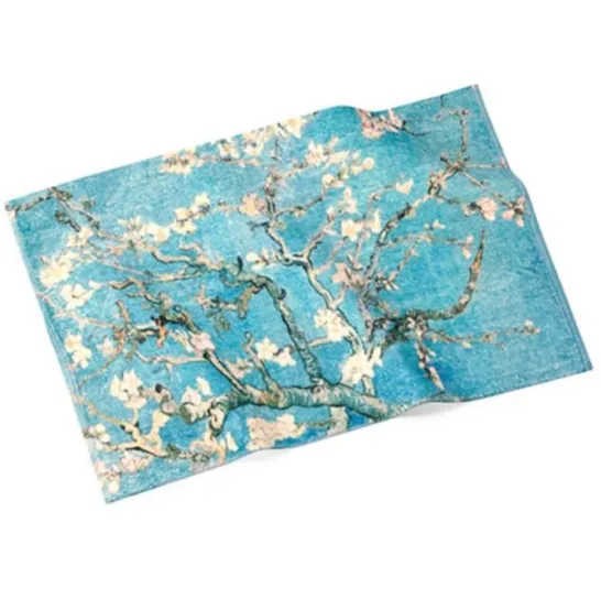 Vincent van Gogh - Knitted Tea Towel - Almond Blossom - Size EU 40 x 60 cm