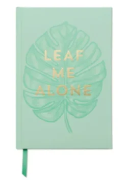 Vintage Sass Hardcover Journal - Leaf Me Alone